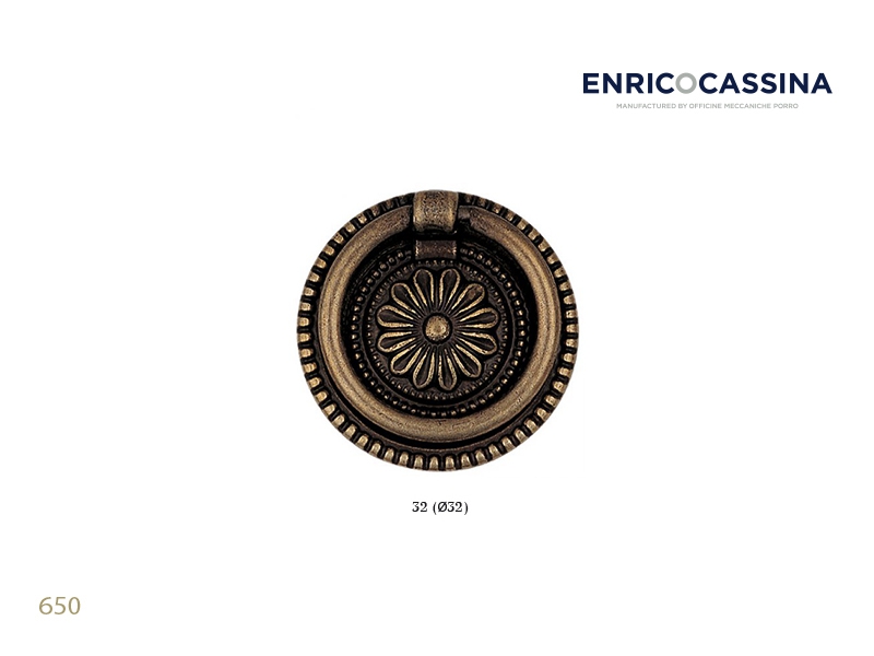 Мебельная ручка Enrico Cassina 650 матовая бронза