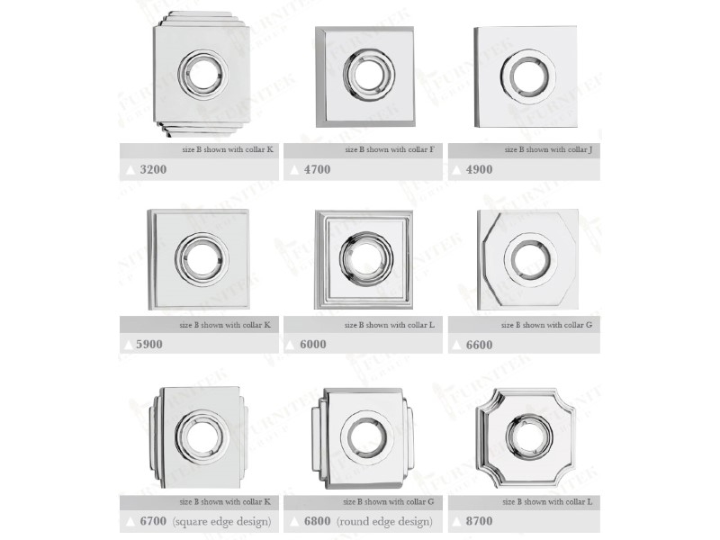 Дверная ручка на розетке Frank Allart 7730