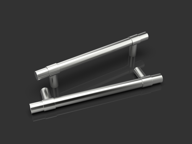 Дверная ручка-скоба Oliver Knights Dain PH полированный хром