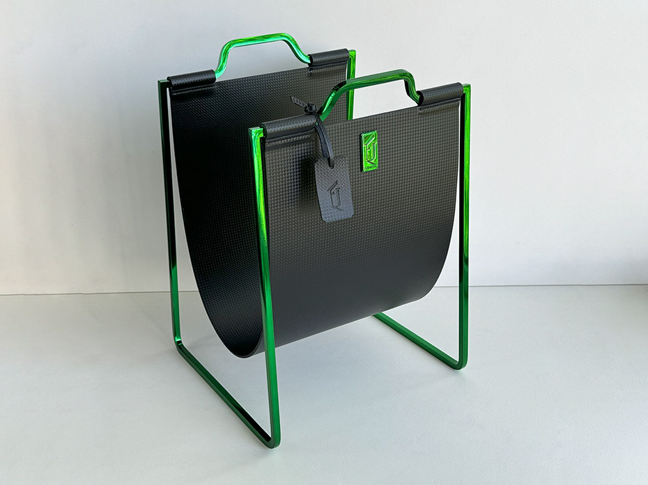 Подставка под сумки FG-178 зеленый полированный никель
