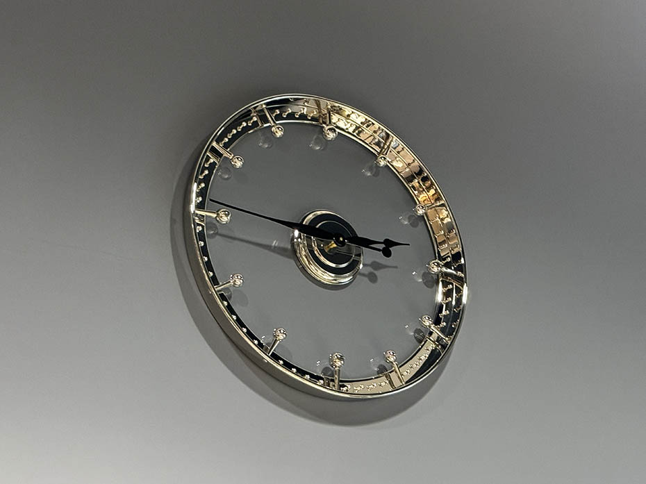 Часы FG-1002030 полированный никель стекло прозрачное 600мм