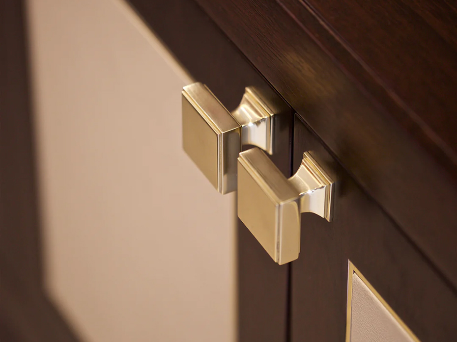 Мебельная ручка-кноб Armac Martin Jefferson 38 мм полированный хром