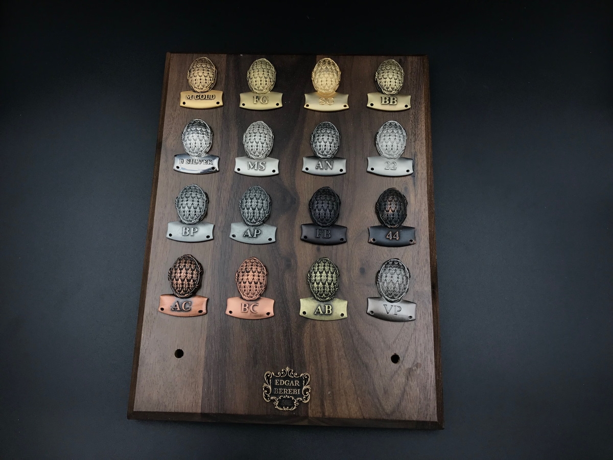 Мебельная ручка-кнопка Edgar Berebi 8016 