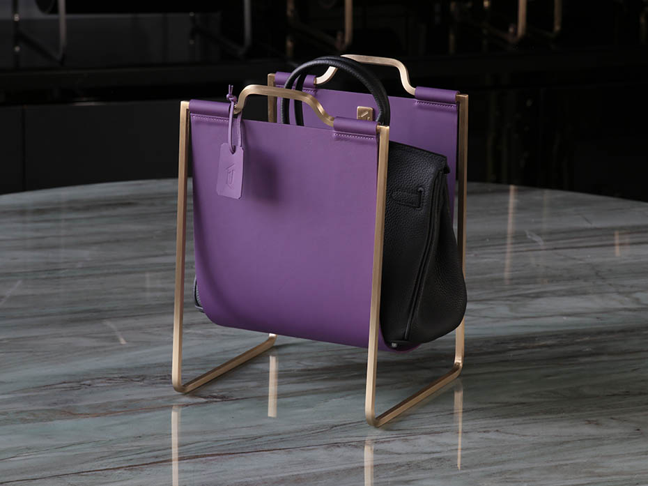 Подставка под сумки FG-163 матовая латунь