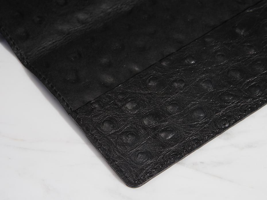 Обложка на паспорт FURNITEK модель FG-02028 из натуральной кожи цвет черный