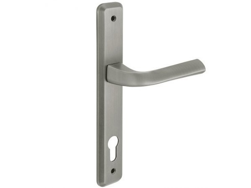 Дверная ручка на планке Enrico Cassina ODILE 480710 матовый хром