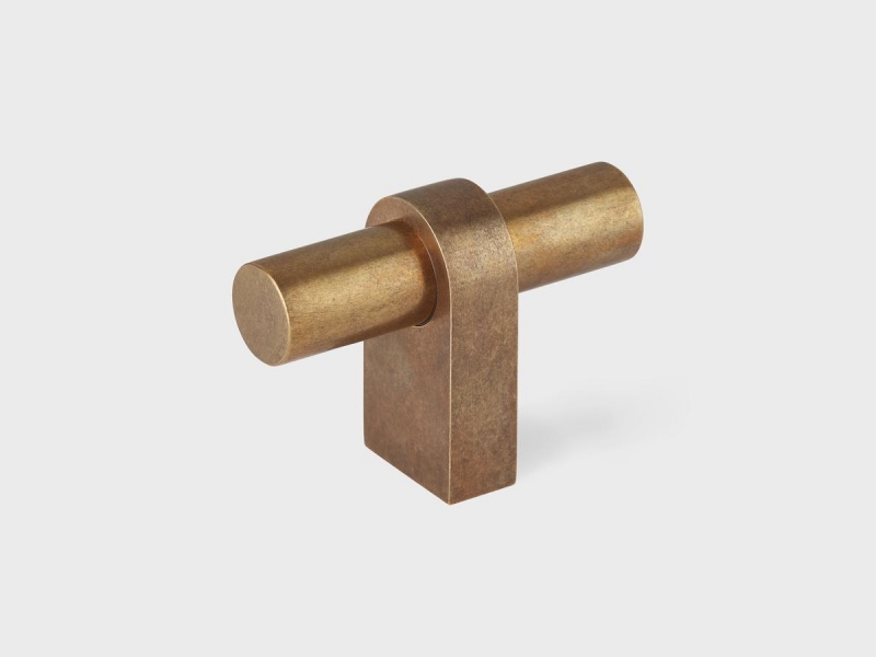 Мебельная ручка Т-образная Armac Martin Arbar античная латунь