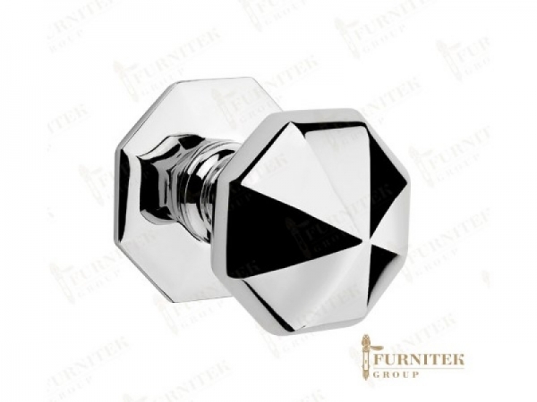 Ручка-кноб Frank Allart не поворотная 1067 полированный хром