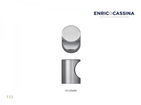 Мебельная ручка Enrico Cassina 153 матовый хром