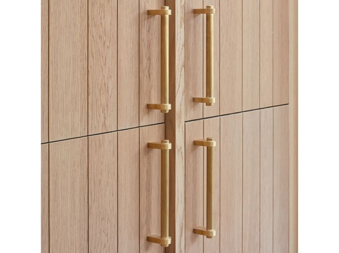 Мебельная ручка-скоба Armac Martin Arbar 203мм матовая латунь