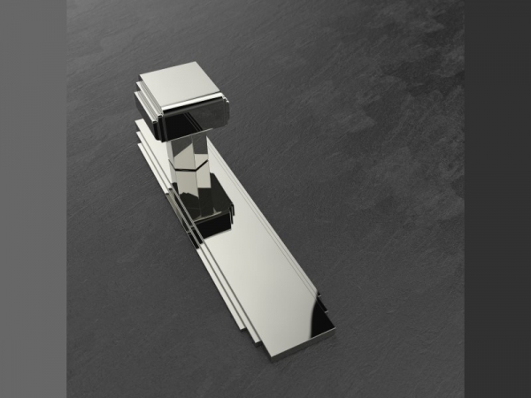 Дверная ручка-кноб Oliver Knights Amr DK полированный хром