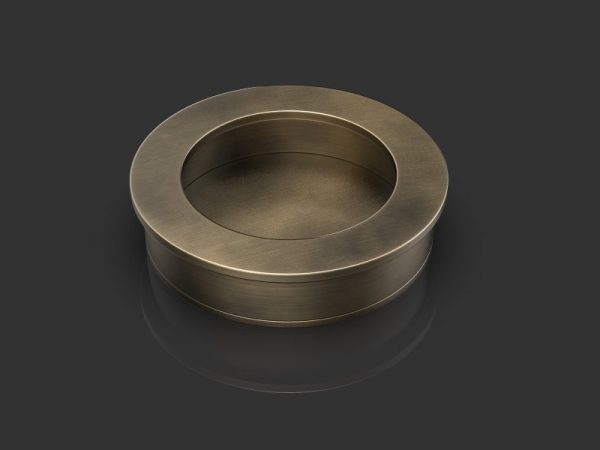 Врезная ручка Oliver Knights Courtois FP античная бронза