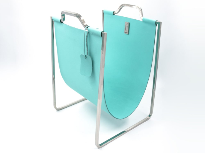 Подставка под сумки Furnitek FG-109 полированный никель