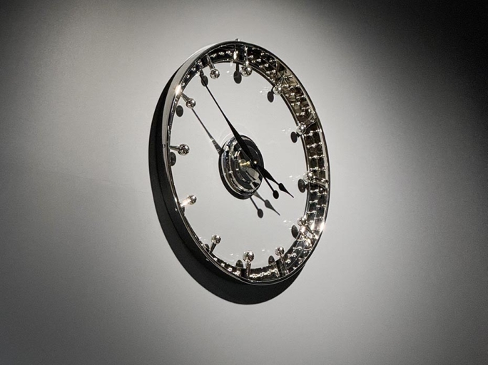 Часы FG-1002030 полированный никель стекло прозрачное 600мм