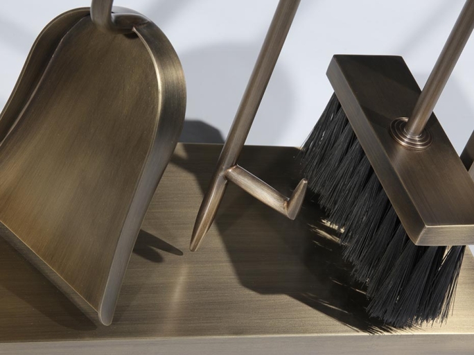 Каминный набор FURNITEK FG-05012 античная латунь