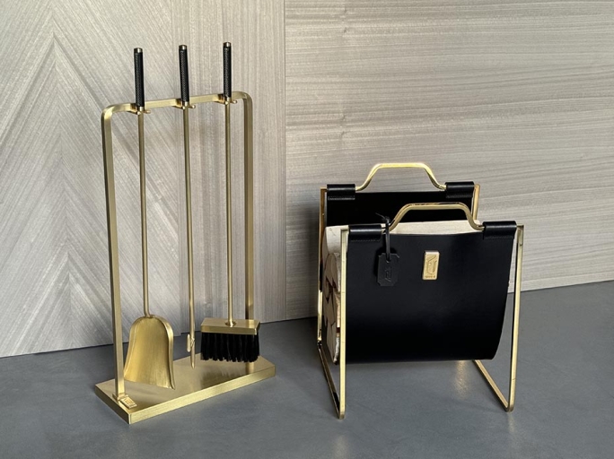 Каминный набор с дровницей FURNITEK FG-01113