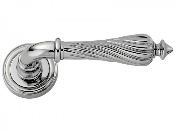 Дверная ручка на розетке Enrico Cassina LIISI C12611 полированный никель