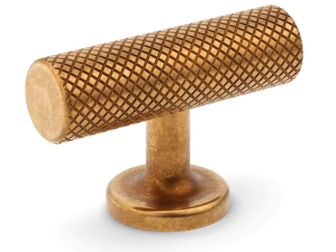 Мебельная ручка Т-образная Armac Martin Sparbrook 55мм античная латунь