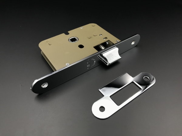 Замок дверной SAB T215050 без запирания полированный хром