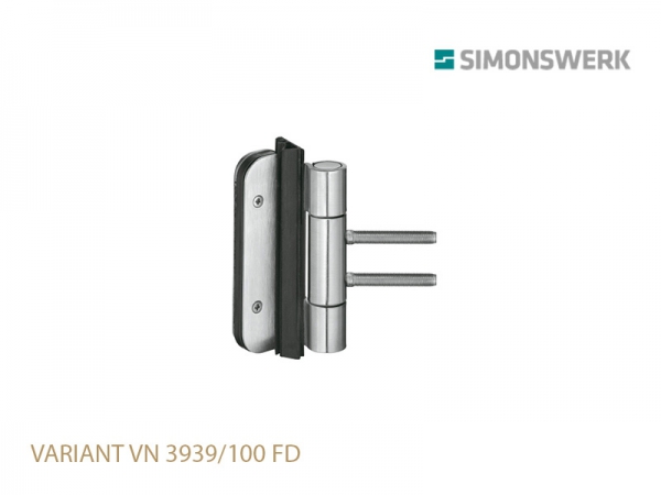 Петля оконная SIMONSWERK VARIANT VN 3939/100 FD до 100 кг матовый никель