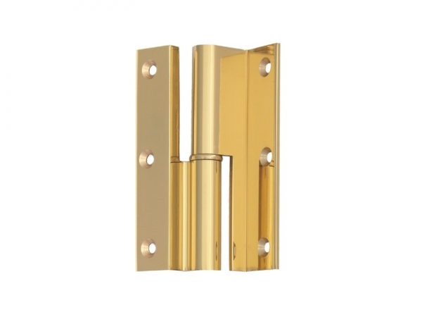 Петля карточная мебельная FS 1162 полированная латунь