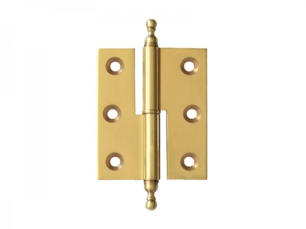 Петля карточная мебельная FS 651 полированная латунь