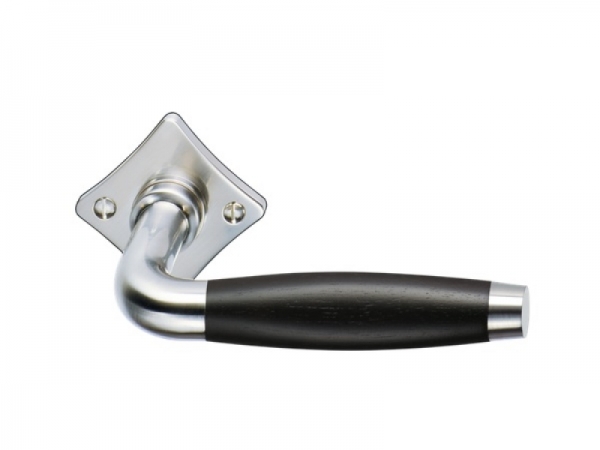 Дверная ручка на розетке P.Bisschop Модерн Арт 1910/63/64 матовый хром