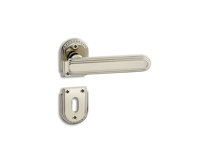 Дверная ручка на розетке Salice Paolo DECO 3335 полированный никель