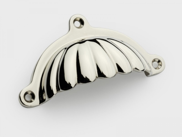 Мебельная ручка-раковина Armac Martin Aberdovey из полированного никеля